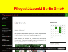 Tablet Screenshot of pflege-stuetzpunkt-berlin.de